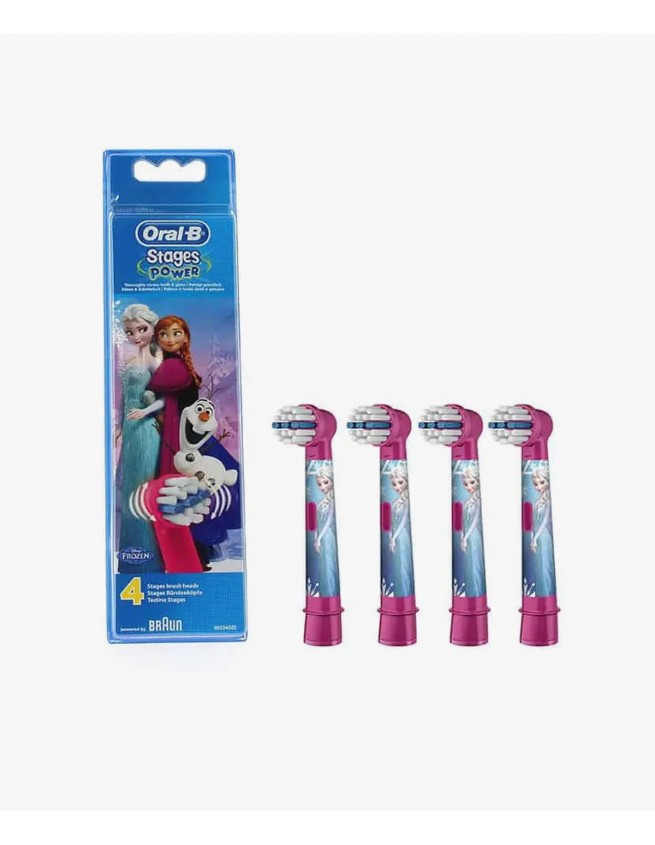 Oral B Cepillo Dental Electrico Kids Frozen Ii +3 Años Suave Cabezal  Repuesto 4