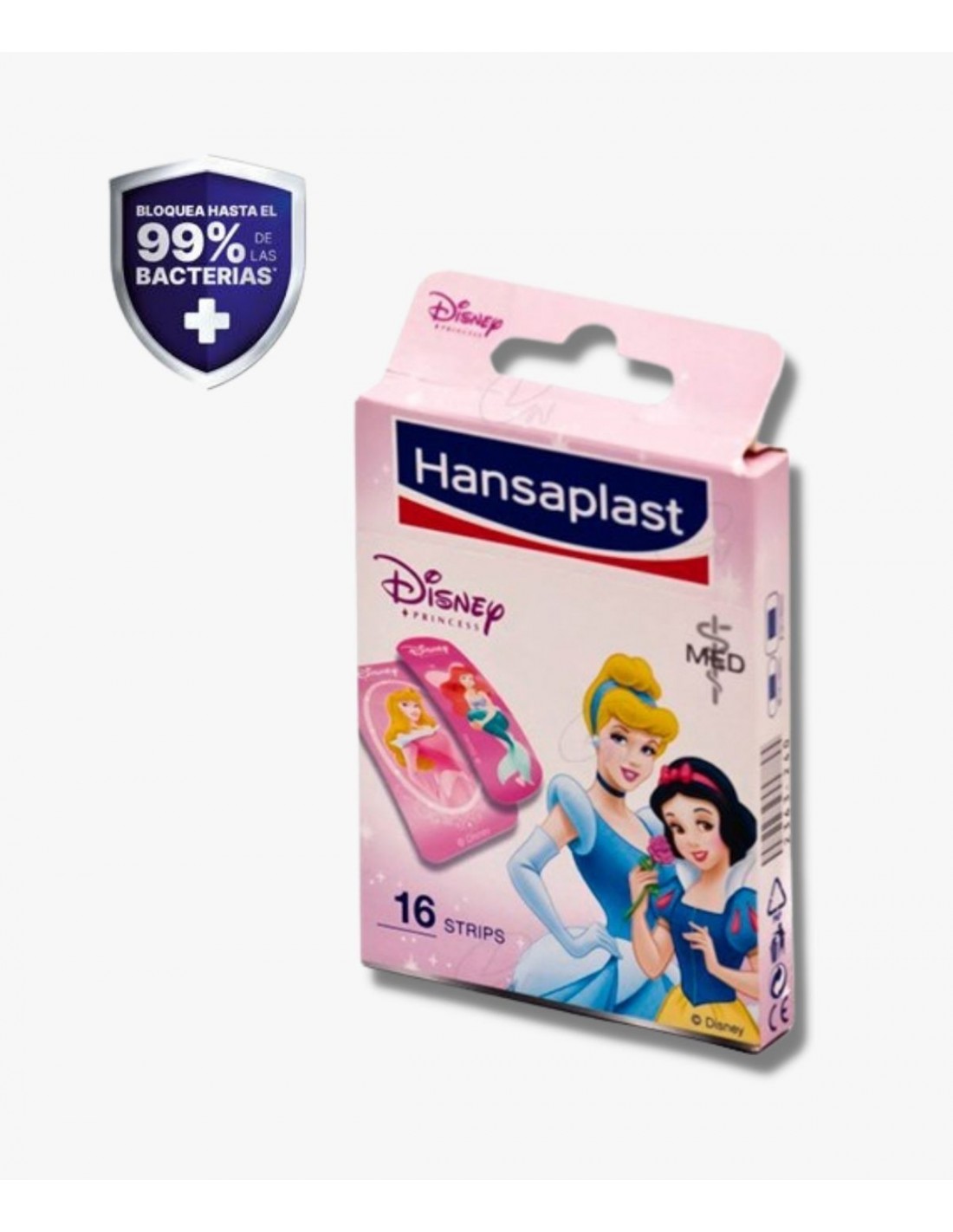 TIRITAS HANSAPLAST PRINCESAS 20 UNIDADES