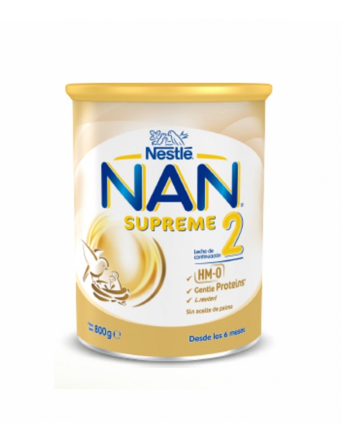 Leche de continuación Nan Supreme Pro 2 en polvo Premium 6 a 12 meses 800 g  Nestlé · NESTLE · El Corte Inglés