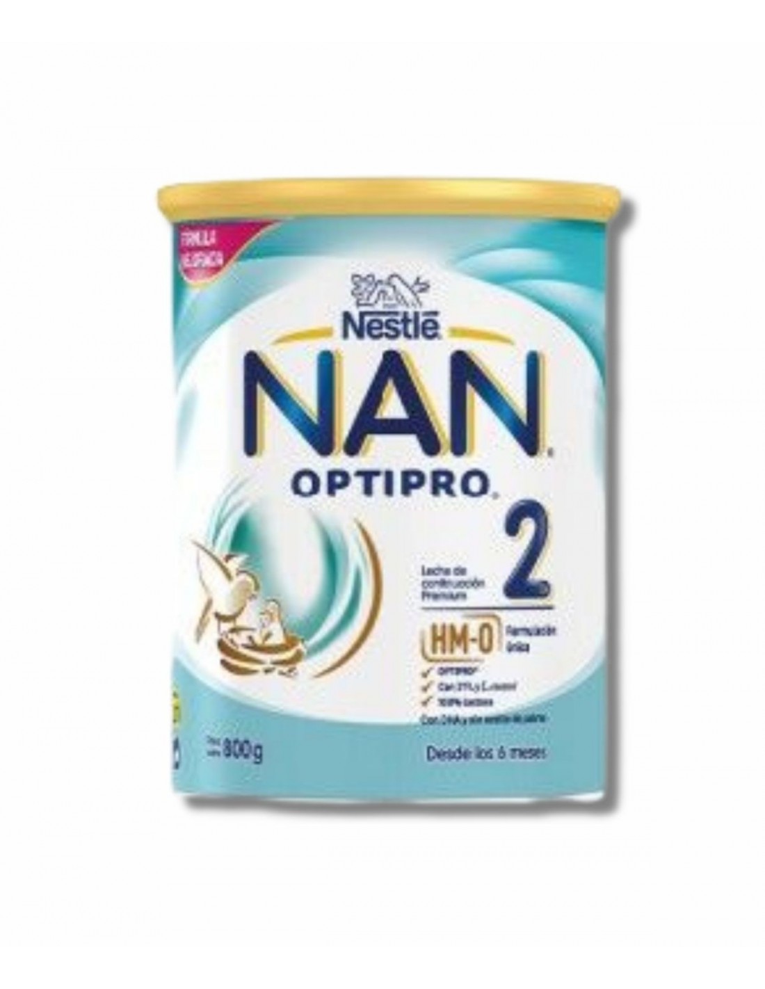 Nestle NAN OPTIPRO 2 Leche de Continuación, 800 g