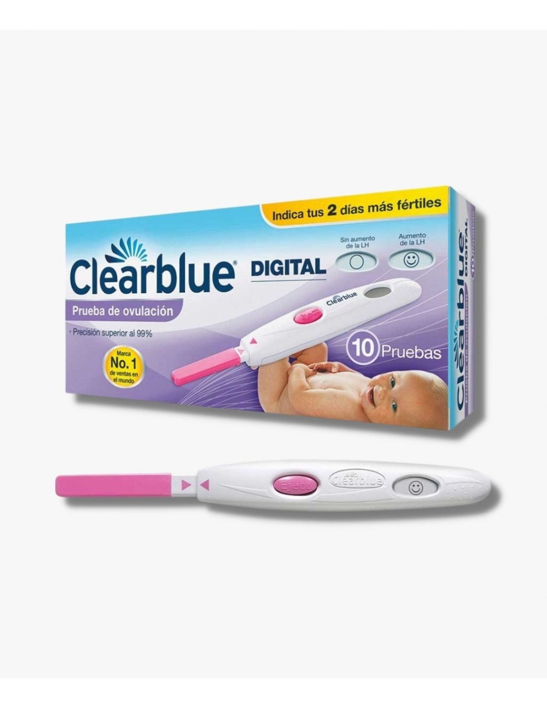 Clearblue Test Ovulación Digital, 10 Unidades