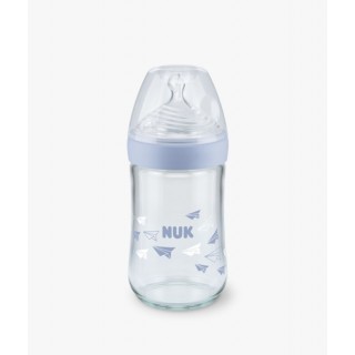 NUK Nature Sense - Tetinas de silicona con orificio de alimentación  pequeño, 2 unidades (0-6 meses)