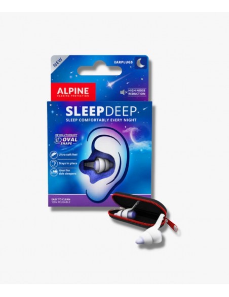 Alpine SleepDeep Tapones Oidos para Dormir, 2 unidades
